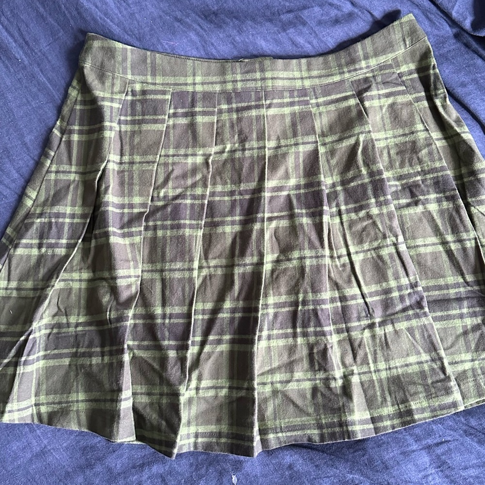 Dangerfield plaid pleated skirt NWT